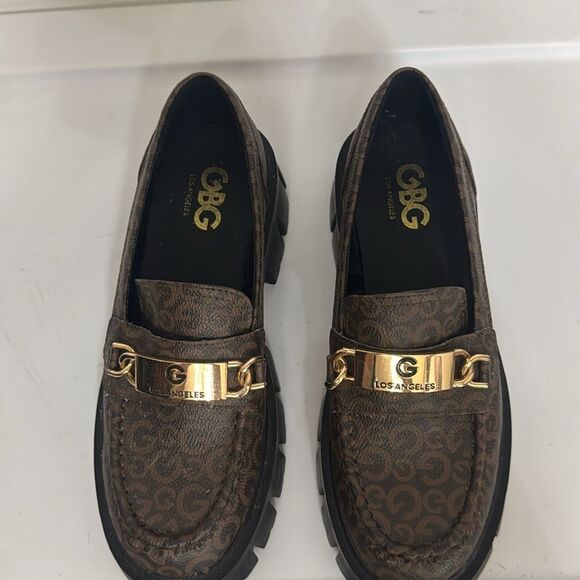 GBG Los Angeles Women's Brown‎ Loafers - Picture 3 of 6
